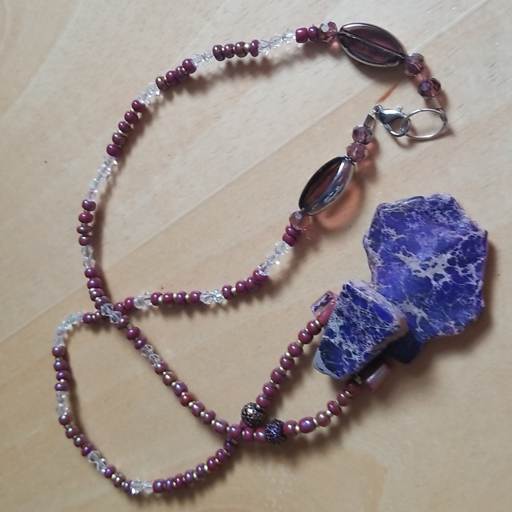 Artisan double pendant necklace